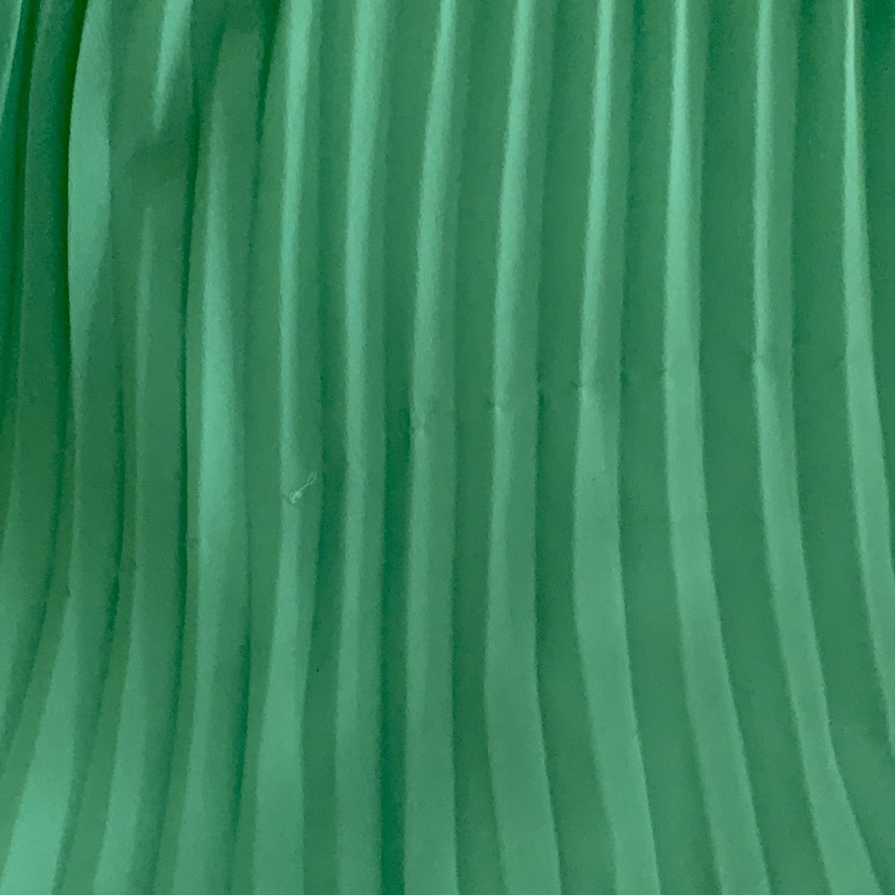 Greylin sea foam green pleated dress size M - Picture 4 of 5